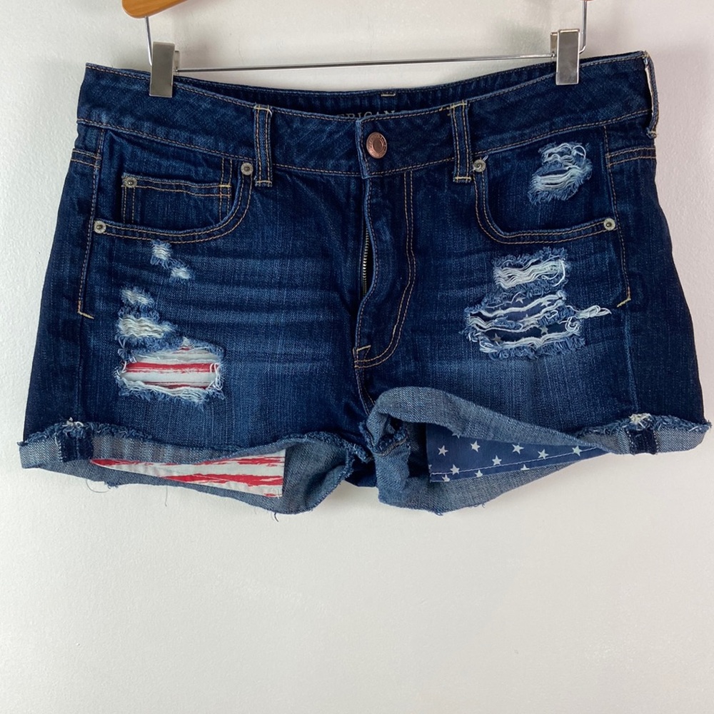 Denim Distressed Women Shorts